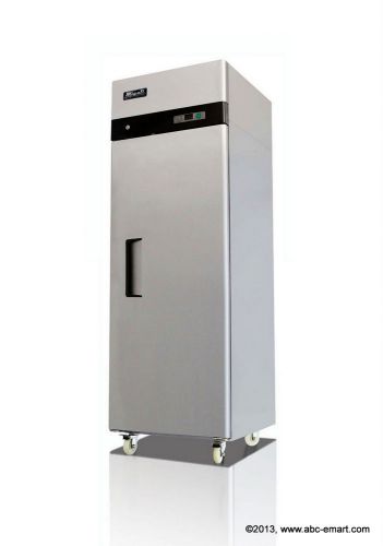 New migali commercial 1-dr refrigerator restaurant equipment reach in prep cold for sale
