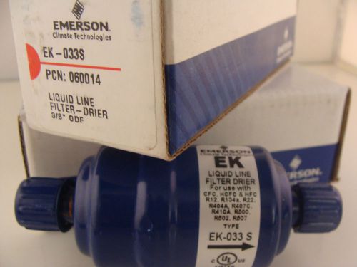 Emerson Filter Drier Refrigeration 3/8&#034; Sweat Part# EK-033 (Sporlan C-033-S)