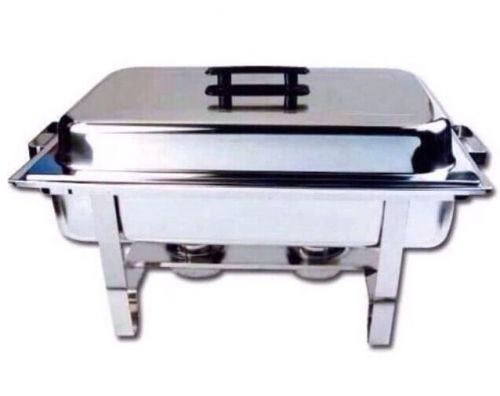 8 quart new york chafer dish - oblong - stainless steel - c-3080b for sale