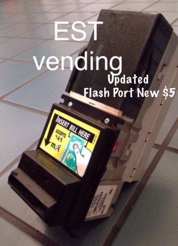 MEI Mars VN 2512 24volt Bill Validator New Currency New$5 Flash Port Refurbished