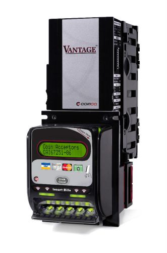 Coinco vantage bill acceptor/credit card reader vc6   $1&#039;s, $5&#039;s, $10&#039;s &amp; $20&#039;s for sale