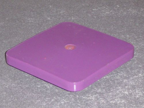 Used Purple Candy Machine Metal Lid. 6 1/4&#034; Inner Diameter Square * NICE *
