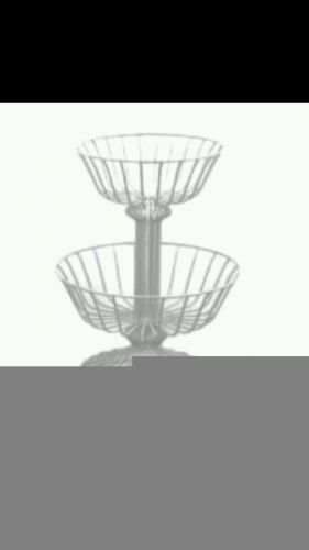 DOVER Two Tier Bowl Wired Fruiteria Stand