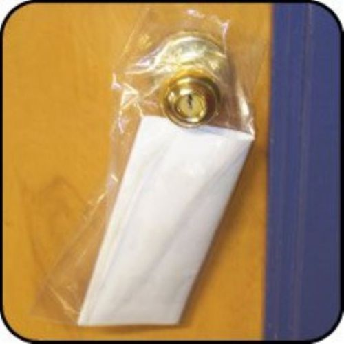 NEW 6 x 12&#034; 1.5 Mil Clear Doorknob Bags - Bndl of 100 - Literature Drop Bags