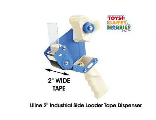 *new* uline 2&#034; industrial side loader tape dispenser packing shipping tape h-150 for sale