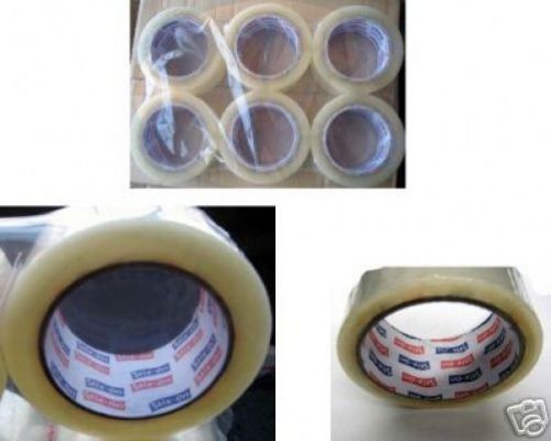 36 ROLLS CLEAR PACKING SHIPPING TAPE 2&#034; X 55 yards 1.9 MIL