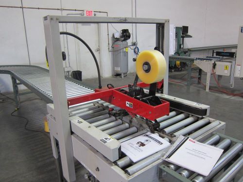 Carton Sealing Strapping Packing LineSignode LBX,  Central products carton seali
