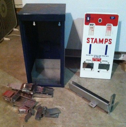 SHIPMAN POSTAGE STAMP VENDING MACHINE PARTS post office MAIL perfect 4 stores!