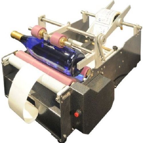 New tach-it sh435 economical semi-automatic bottle labeler / cylindrical labeler for sale