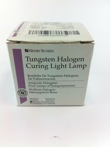 Tungsten Halogen Curing Light Lamp, 100-5657, 12v100w, Henery Schein Dental