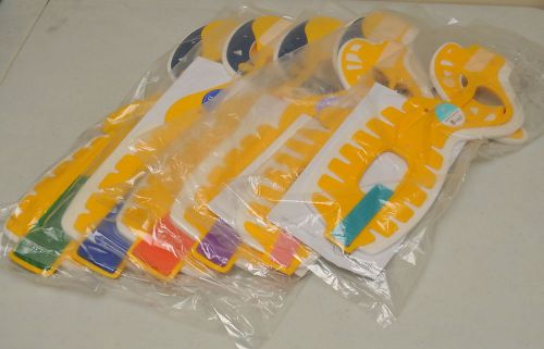Brand new pack of 6 Laderal Stifneck extrication collars. 1-each of six sizes!
