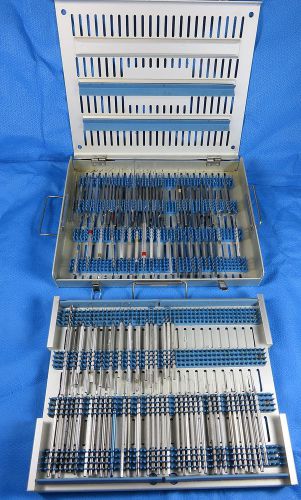 Storz katena eye hooks manipulators ophthalmic instrument set 104 pieces tray #4 for sale