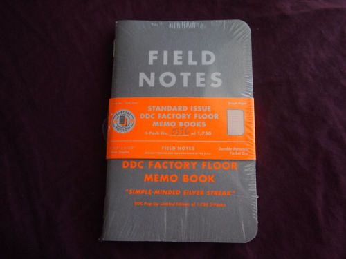 Field Notes DDC Factory Floor Memo Books, DDC-054