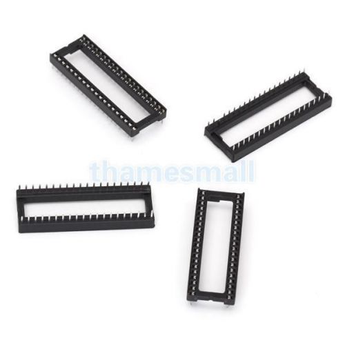 5pcs 40 pin 2.54 mm pitch dip ic sockets adaptor solder type high quality for sale