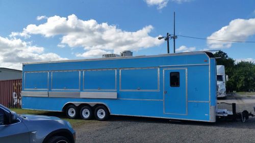 2012 35 ft food / concession /food trailer fully loaded wrapped in blue! kitchen for sale