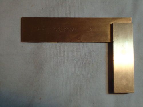 Starrett #20 master precision hardened steel square w/ 3&#034; blade fine condition