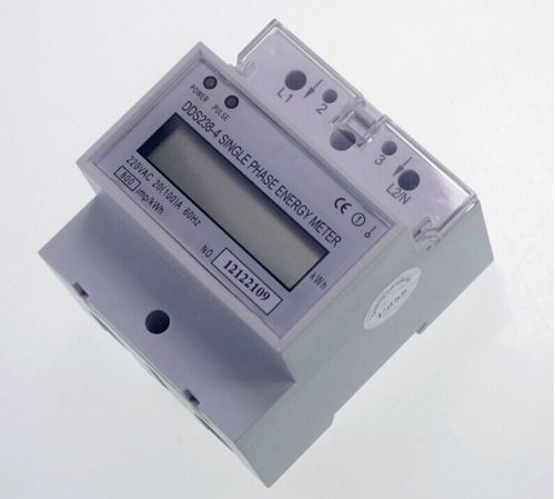 DDS238-4 220V 60HZ 30(100)A Single-Phase DIN Rail LED Display Type Meter