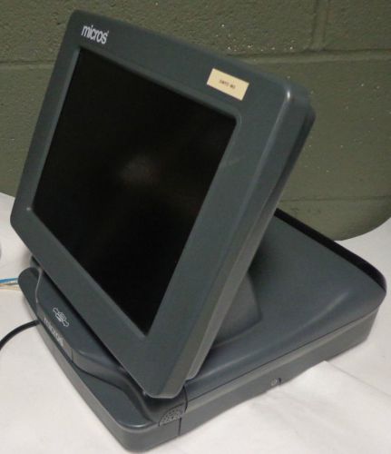 MICROS ECLIPSE SYSTEM UNIT POS WORKSTATION P/N 400495-100 12&#034; DISPLAY, WORKING