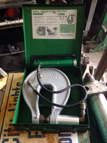 Greenlee One Shot Hydraulic Knockout Punch Driver 767 Pump C Frame 1731 # 3