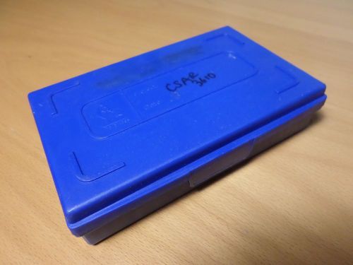 Heathrow scientific blue polypropylene 25-place economy microscope slide box for sale