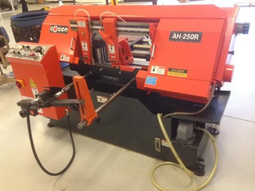 2013 cosen model ah 250r automatic (roller type) horizontal band saw  c260-nc for sale