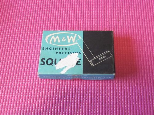 Precision Steel Toolmaker Square 3&#034;  MOORE WRIGHT #400 BS9393&#034; MACHINIST MINT