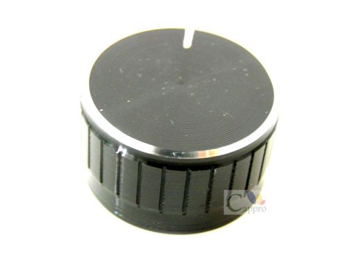 4pcs Knob Cap Black 30x17mm Aluminum Alloy Potentiometer Knobs Cap Rotary