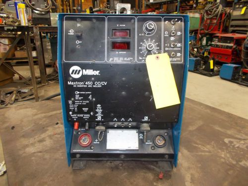 Miller maxtron 450 multi-process welder power source for sale