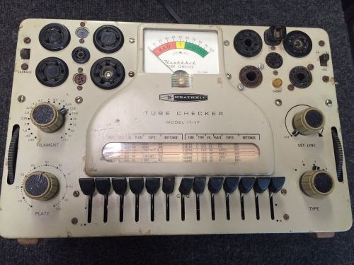Heathkit IT-17 Tube Tester - Serviced and Calibrated - Tests 4 pin DH tubes