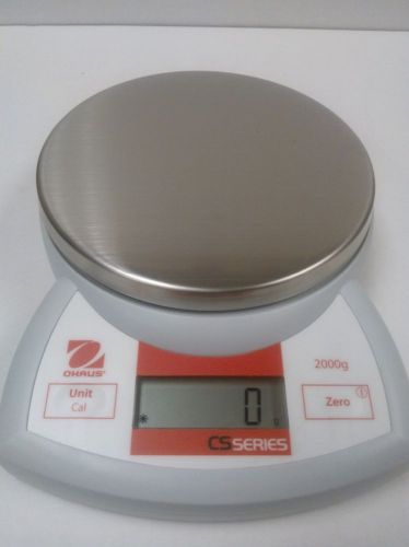 Demo unit ohaus cs2000 compact toploading portable scale - 2000 gram x 1 g for sale