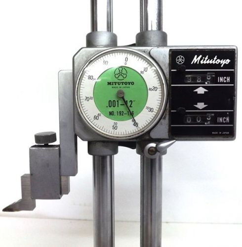 Mitutoyo 192-116 dial height gage gauge for sale