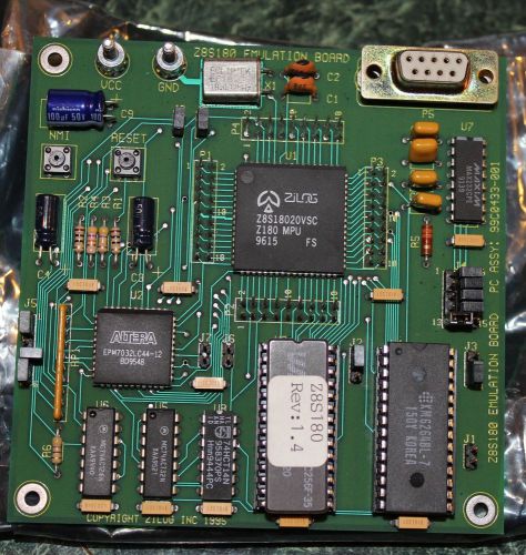 Zilog Z8S180 Emulation Board - RARE