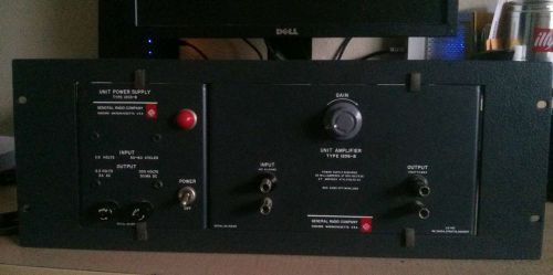 General radio model type 1206-b unit amplifier rack tube amp for 1210 oscillator for sale