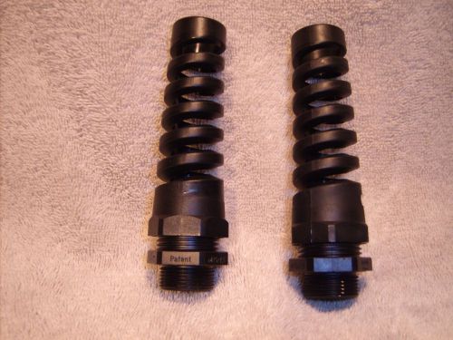 M25 25mm hummel cable strain relief protective spiral cable gland (lot of 2) for sale