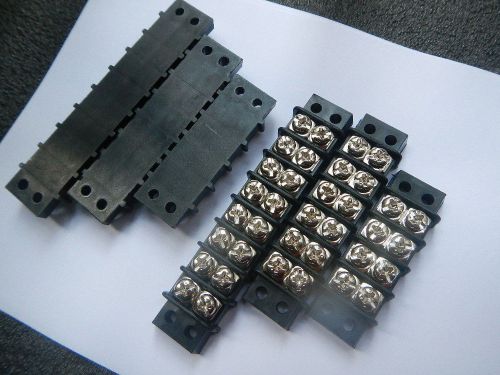 3Pcs 2X4*2X6*2X8* 600V 30A Dual 4-6-8-Position Terminal Blocks barrier New