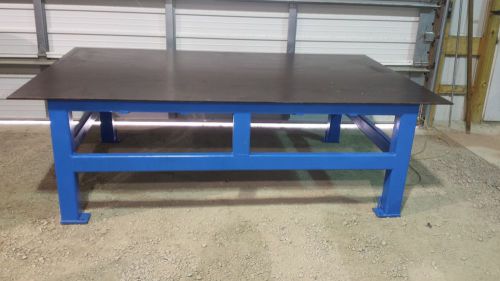 5&#039;x8&#039; Welding Table 3/8&#034; Thick Top Heavy Duty Steel Fabrication Bench