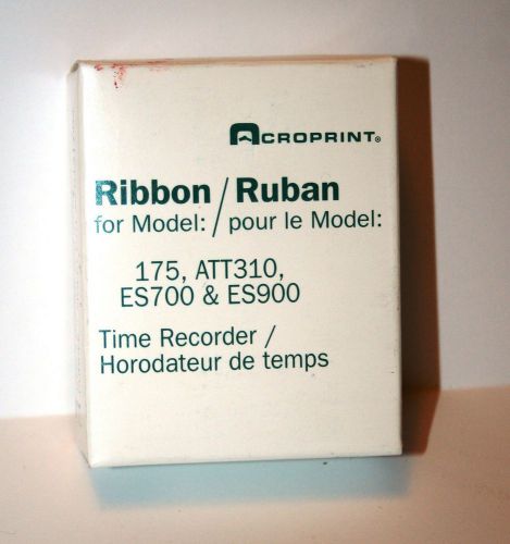 Acroprint 39-0121-000 Replacement Ribbon for Model 175/310/ES700 and ES900