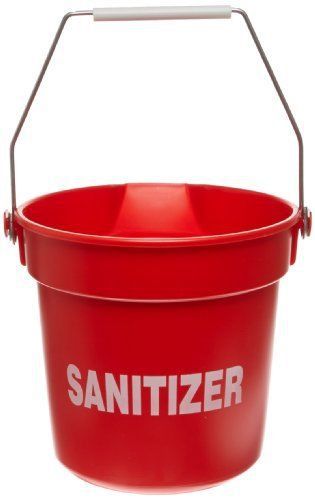 Impact 5510RS High Density Polypropylene Deluxe Heavy-Duty Bucket with Sanitizer