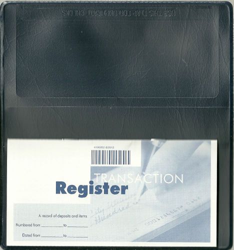Bank Checkbook Transaction Register with Cover (Combo) (New)