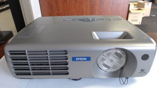Home theater office epson emp-61 lcd projector high 697 low 0 hours on bulb for sale