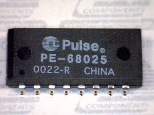 3-PCS TELECOM TRANSFORMER 1:1 1500VRMS -6DB SURFACE MOUNT PE-68025 68025 PE68025