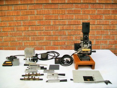 Kingsley Machine Hot Foil Stamping . Model am-60 With Extras