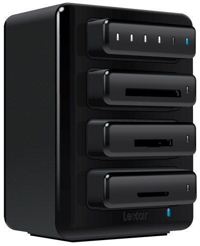 Lexar Professional Workflow HR2 4-Bay Thunderbolt 2 USB 3.0 Reader and Storage.
