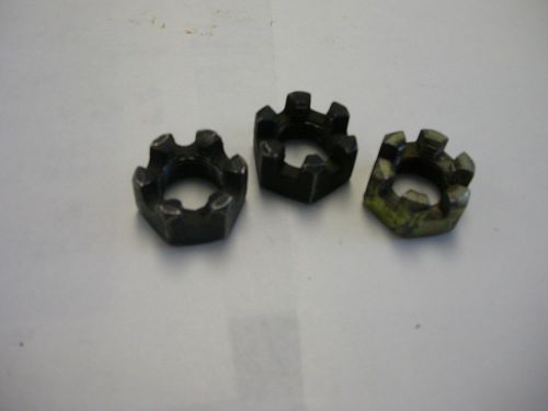 Slotted Hex Castle Nut 5/8-18 FineThread Package of 3