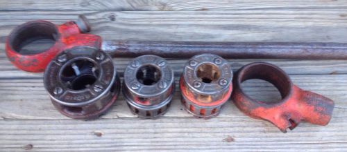 Lot of 5 ridgid 111r - ratcheting pipe threader head, 1&#034; &amp; 1/2&#034; die for sale