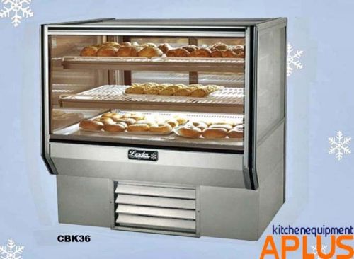 Leader bakery case pastry display non-refrigerated dry 36&#034; model cbk-36-d for sale