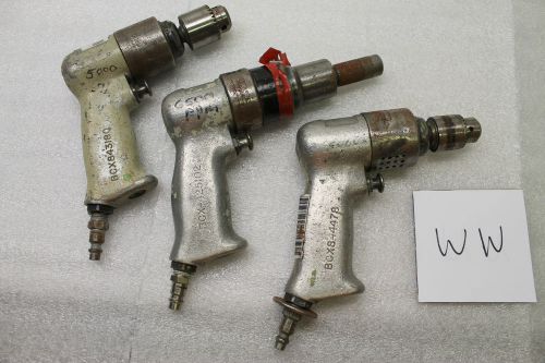 WW- Rockwell Tools 3 Pcs 5000 RPM Pneumatic Air Drill With 1/4&#034; Chuck Aircraft