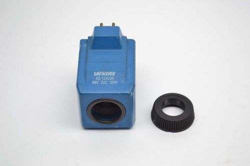 Vickers 02-124238 plug in 35w watts 98v-dc solenoid coil b407041 for sale