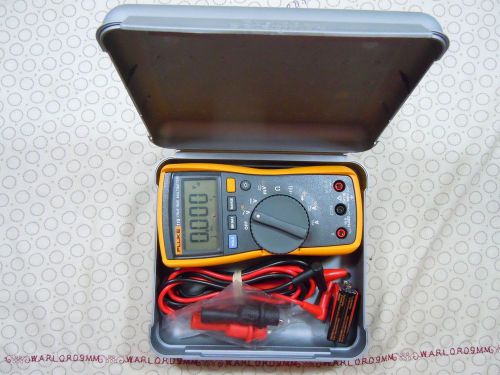 Fluke 115 true rms multimeter with leads + free storage case - 57072. for sale