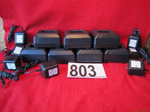 Lot of 7 ~ w&amp;w master charger ii.a charger for ef johnson avenger si radio  #803 for sale